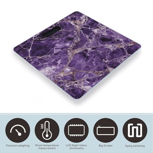 Báscula Digital de Baño LZQPOEAS 180kg LCD Grande miniatura 3