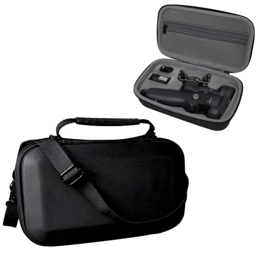 Étui de transport Osmo Mobile 7/7P en cuir PU noir pour stabilisateur DJI