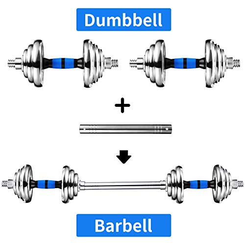 pelapola Adjustable Dumbbell with Connector Option,Free Weights 2-in-1 Set,Non-Slip Neoprene Hand, All-Purpose, Home, Gym, Office - Home Fitness Guru pelapola Adjustable Dumbbell with Connector Option,Free Weights 2-in-1 Set,Non-Slip Neoprene Hand, All-Purpose, Home, Gym, Office - Image 4