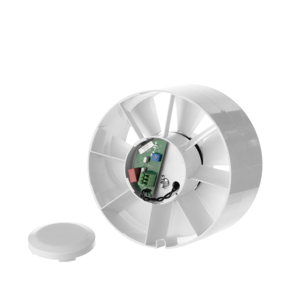 Afvoerventilator 150 mm - Stille Inline Buisventilator voor Badkamer en Industriële