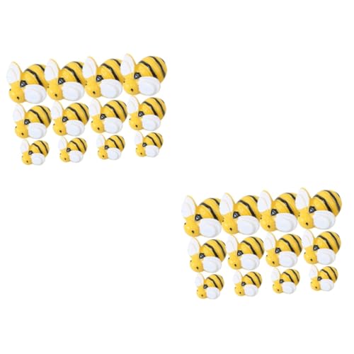 Abejas de resina para manualidades VALICLUD con 80 piezas para decoración de diademas y joyería