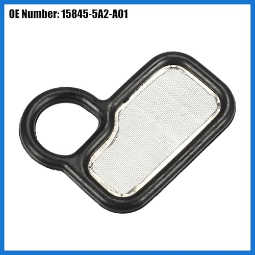 Image of Car Solenoid Gasket Spool Valve Filter Screen Fit for Honda CR-V - Pack of 1 Black Auto Accessories