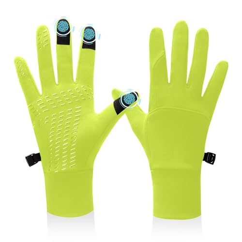 BLUEVER Touchscreen Handschuhe Radsporthandschuhe Herren Damen rutschfest Winddicht Fahrradhandschuhe Winterhandschuhe für Radfahren Laufen Fahren Joggen Skifahren