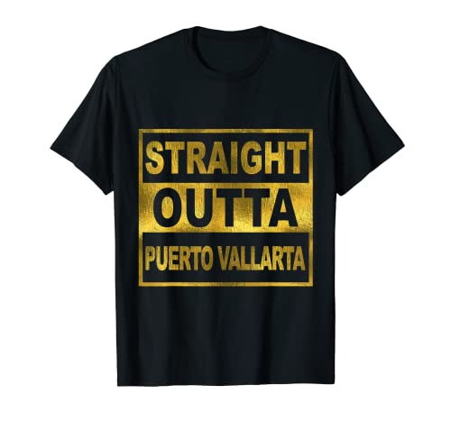 Camisa Mexicana Straight Outta Puerto Villarta Mexico Camisa Camiseta