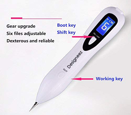 Image of LCD Skin Care Mole and Dark Spot Remover Laser Plasma Pen