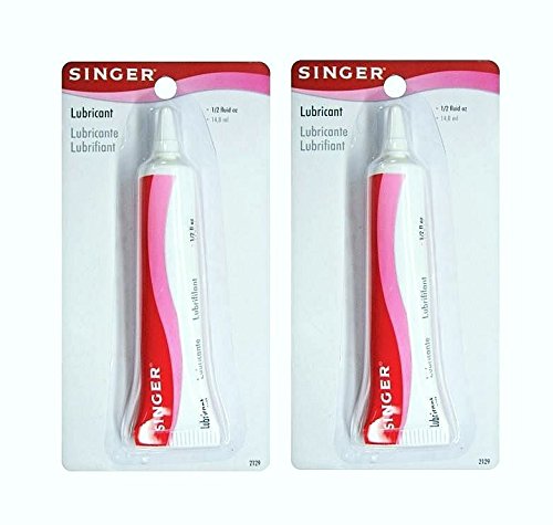 2 Pack Singer Sewing Machine LUBRICANT Grease for Gears & Motor 2 pack 1/2 oz each