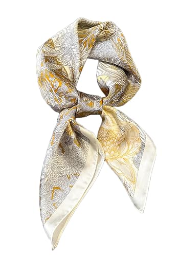 Head Scarf for Women Hair Bandanas Scarf Lightweight Vintage Fashion Neck Silk Satin Scarves Decoration