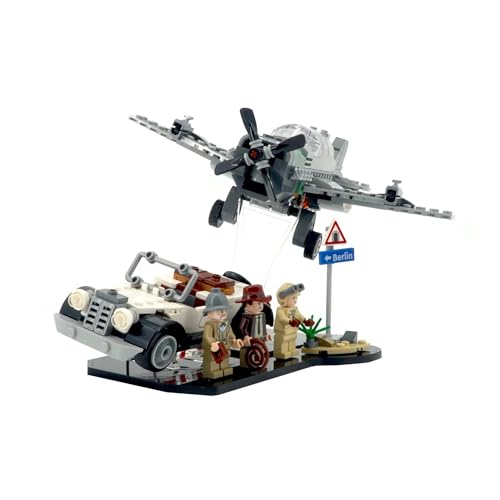 Brickcessories Display Stand for 77012 - Fighter Plane Chase