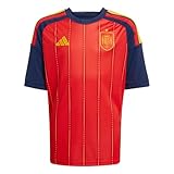 adidas Unisex Spain 26 Home Jersey (Little Big Kid), Vivid Red