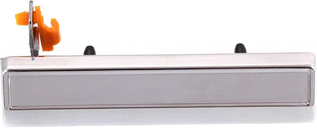 For Chevy Caprice 1980-1990 Exterior Door Handle Driver and Passenger Side | Pair | Front | Chrome | All Submodels | Metal | Zinc | Replacement For GM1310115, GM1311115 | 20111713, 20111712