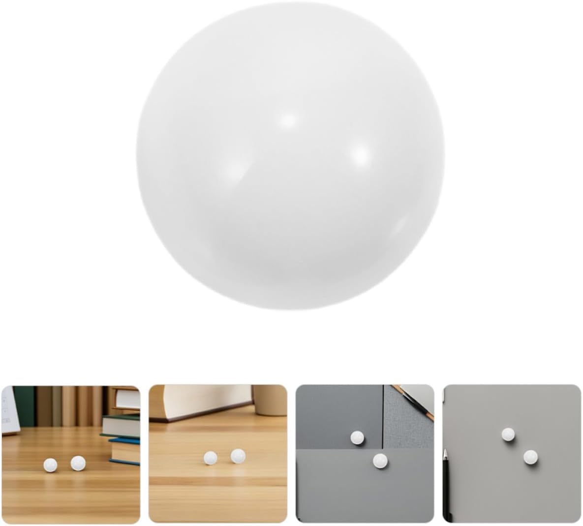 Luxshiny 10pcs White Acrylic Roulette Balls Spherical Table Game Beads | Game Night, Party Fun Supplies, Easy Compatibility, Resist Deformation