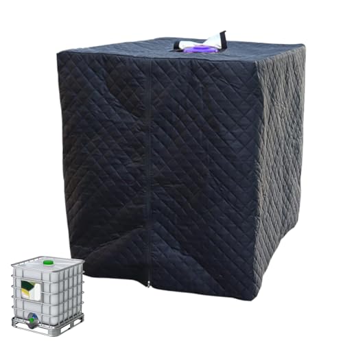 Cubierta para tanque de agua al aire libre, cubierta impermeable para tanque de agua, protector aislado para el hogar, patio, jardín, , camping, agricultura, protección contra congelación de
