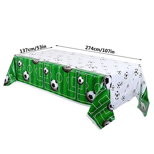 Toalha de Futebol - de mesa com tema de futebol - Suprimentos de festa de aniversário esportivo para