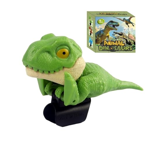Marionetas De Dedo, Diversión con Temática De Dinosaurios, ABS, Figuras De Acción De Dinosaurios con Móviles, Regalo De Juguete para Morder Figura De Dinosaurio, Herramienta De Descubrimiento Ed