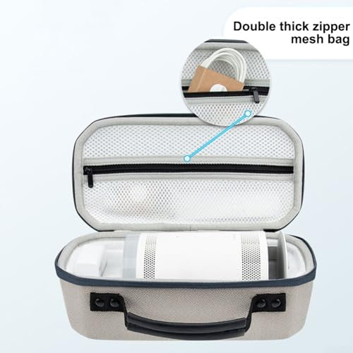 Estuche duro EVA para proyector Freestyle — Bolsa de almacenamiento portátil y compacta compatible con Freestyle 2.a generación, color gris miniatura 4