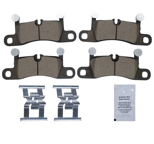 Image of HUSCH D1453 Rear Ceramic Brake Pads Kit Fit For Porsche Cayenne 2011-2014, For Volkswagen Touareg 2011-2017