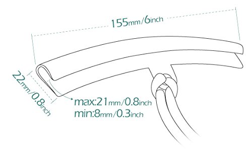 KiWAV Wheel Rim Protector for Motorcycles Scooters Bikes Bicycles ATV's Repair Tool - Thumbnail 4