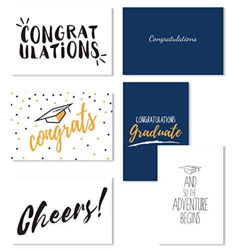 CAVEPOP Graduation Cards 2023, Graduation Congratulations Cards Bulk, Graduation Cards Box Set, Congratulations Cards Bulk Assortment - 36 Pack, Envelopes Included, 4x6 Inches