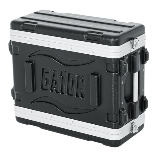 Gator Cases leichtes, geformtes 4U-Rack-Gehäuse mit hochbelastbaren Verschlüssen; geringe Tiefe von 36 cm, 4U (GR-4S)