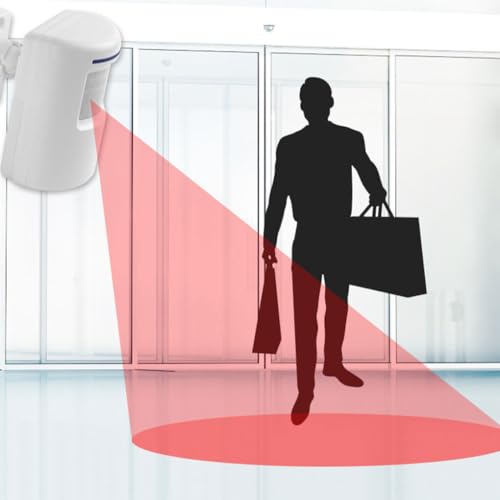 IKEEYUIS Fácil de instalar e atualizar segurança em casa ampla aplicação abs infravermelho sem fio c