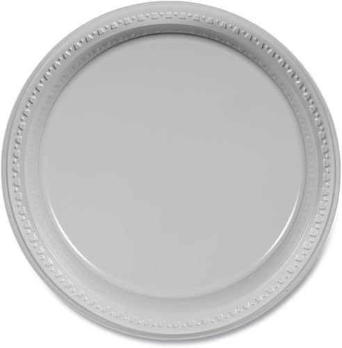 Miniatura 4 de Tablemate TM10644WH - Vajilla de plástico, platos, 10 14 pulgadas de diámetro, blanco, paquete de 125 (TBLTM10644WH)