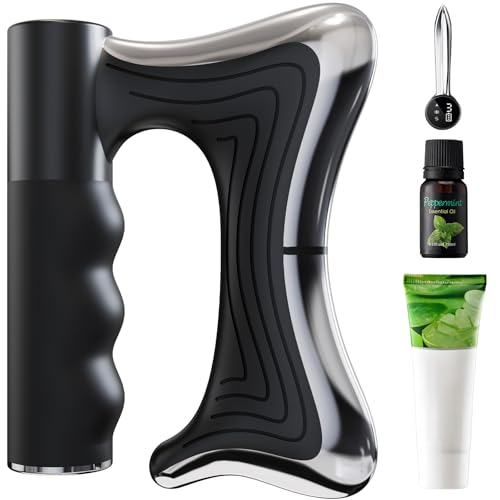 LZSIG Heated Muscle Scraper Tool with 100-115F Heating & Vibration