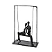 Produktbild Casablanca Skulptur Swing Together - aus Eisen - braun - Höhe 23 cm - Schaukel - Paarmotiv - Deko - Geschenk - Wohnzimmer