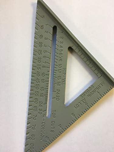 6" Heavy Duty Aluminium Square Measuring Tool Roofing Triangle Joinery