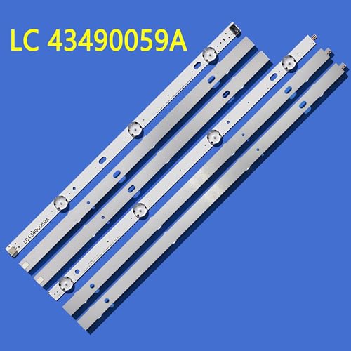 Tira de LED para iluminación trasera compatible con LC43490059A 6
