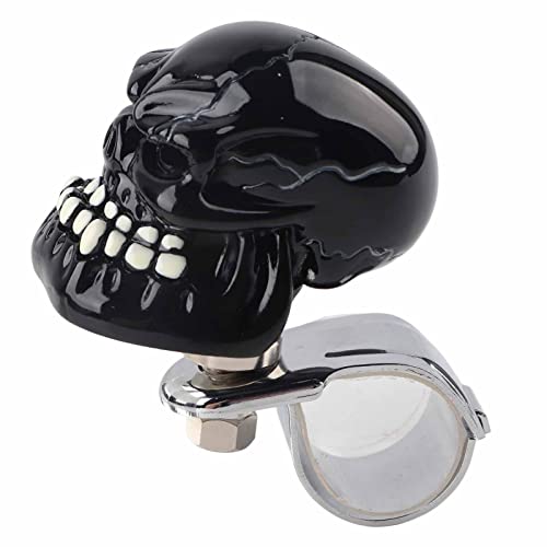Poignée électrique au volant crâne EMUKOEP, accessoire de conduite noir robuste