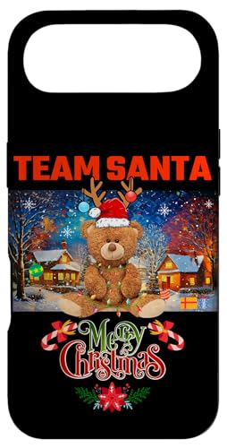 New Year Funny Christmas Real Teddy Bear Toy Graphic Design �X�}�z�P�[�X iPhone Air �p