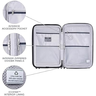 Travelpro Maxlite Air V2 Hardside Expandable Carry on Luggage, 8 Spinner Wheels, Lightweight Hard Shell Suitcase, TSA lock, Slate Green, Carry On 20-Inch