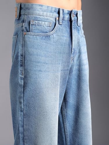 Image of HIGH Star Men's Regular Fit Mid Rise Jeans