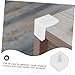 PRETYZOOM 12pcs Epe Pearl Cotton Corner Protectors Packaging Edge Guards for Shipping Boxes Furniture Frame Guards Reusable Lightweight Damage Prevention for Home and Industry