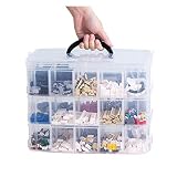 3 Capas múltiples rejillas caja de almacenamiento organizador, sencillo y práctico.