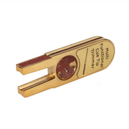 Elecday Gold U-Shaped Pool Cue Tip Scuffer Burnisher #TOP1