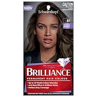 Schwarzkopf Brilliance Permanent Hair Colour, Cool Browns 81 Truffle Brown