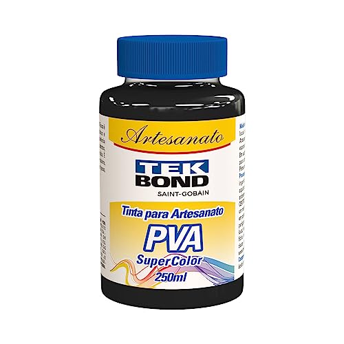 Tinta TEKBOND PVA, PRETO, 250 ml.