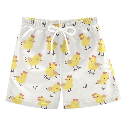 senya Yellow Chicken S Boys Swim Trunks Toddler Shorts Swimwear Boardshorts