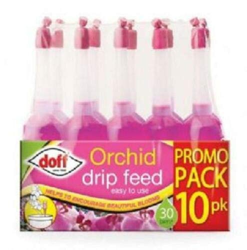 New Pack 10 Orchid Plant Feed Drip Feeders Doff Brand