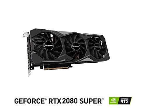 Image of GIGABYTE GeForce RTX 2080 Super Windforce 8G Graphics Card, 3X Windforce Fans, 8GB 256-Bit GDDR6, Gv-N208SWF3OC-8GD Video Card