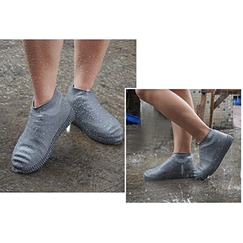 Cubrebotes de Silicona Reutilizables con Suelas Antideslizantes Gris miniatura 4