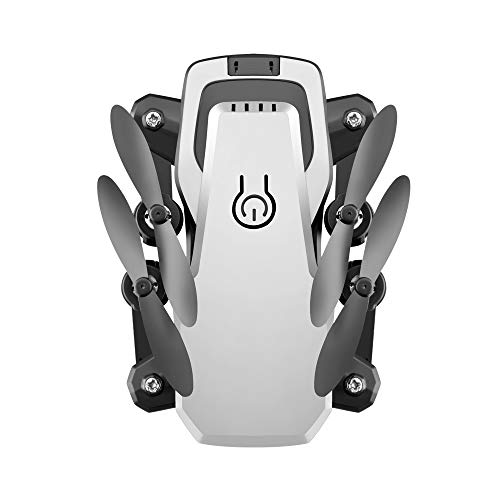 LF606 Drone RC Quadcopter GPS WiFi FPV Drone with Camera Live Video 4K HD Camera Selfi Drone Foldable Arms Altitude Hold Gesture Control RC Quadcopter Drone for Kids Adults (Silver)