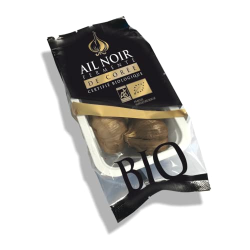 Dr. Theiss Ail Noir Bio Fermenté Origine Corée | Certifié Agriculture Biologique | Sans Additif, Sans Conservateur | Super-Aliments | Qualité Premium | Sachet de 4 têtes, 90 g Cover