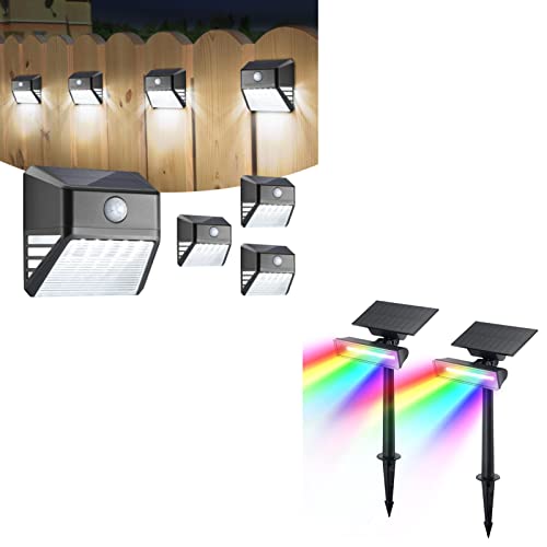 Linkind Color Solar Spot Lights Outdoor & Solar Fence Lights #TOP6