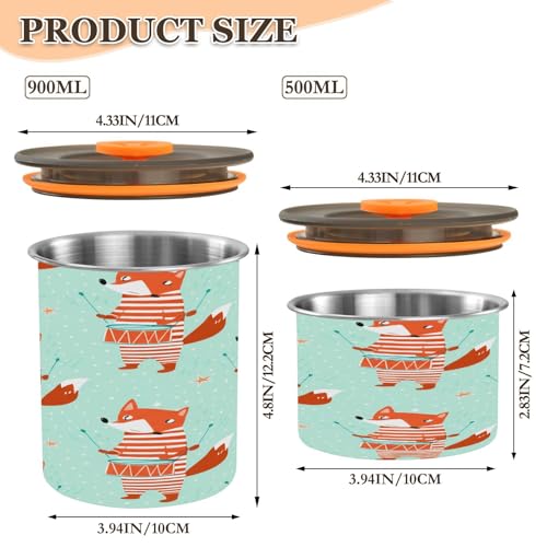 Contenedor hermético para café Qilmy 17oz acero inox miniatura 3