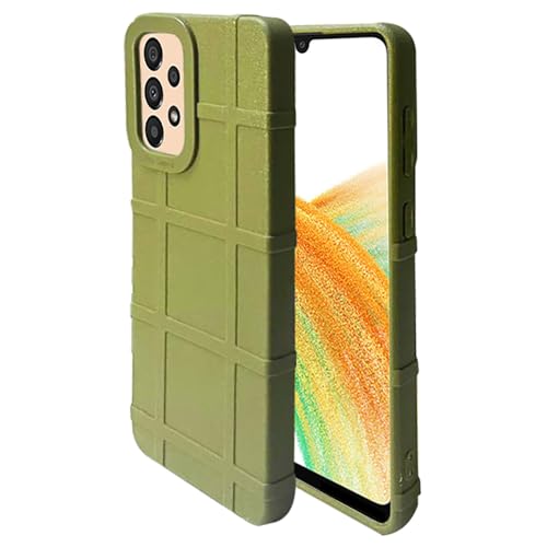 Casotec Shockproof Back Case Cover for Samsung Galaxy A33 5G | 360 Degree Protection | Slim Protective Case | Anti-Scratch Tough TPU Case for Samsung Galaxy A33 5G (Green)- Best and cheap mobile covers in India