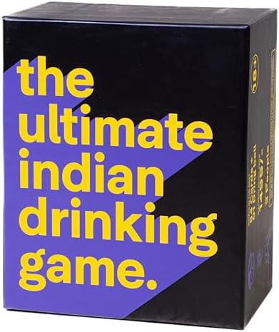 Dring The Ultimate Indian Drinking Game - India's #1 House Party Game | 55 Cards + Bell, Adult, 3-12 Players | Truth Or Dare | Crazy Drinking Card Game for Friends | Perfect for Birthdays & Bachelors!