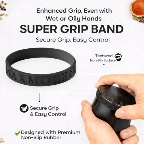 3" Inch Large Spice & Seasoning Grinder, Dual Grind Plate for Fine and Medium result - Image 5