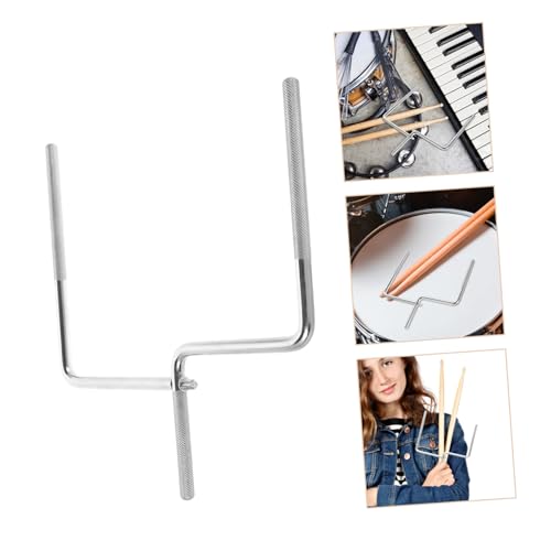 Soporte para cowbell de batería con brazo en U de metal miniatura 7